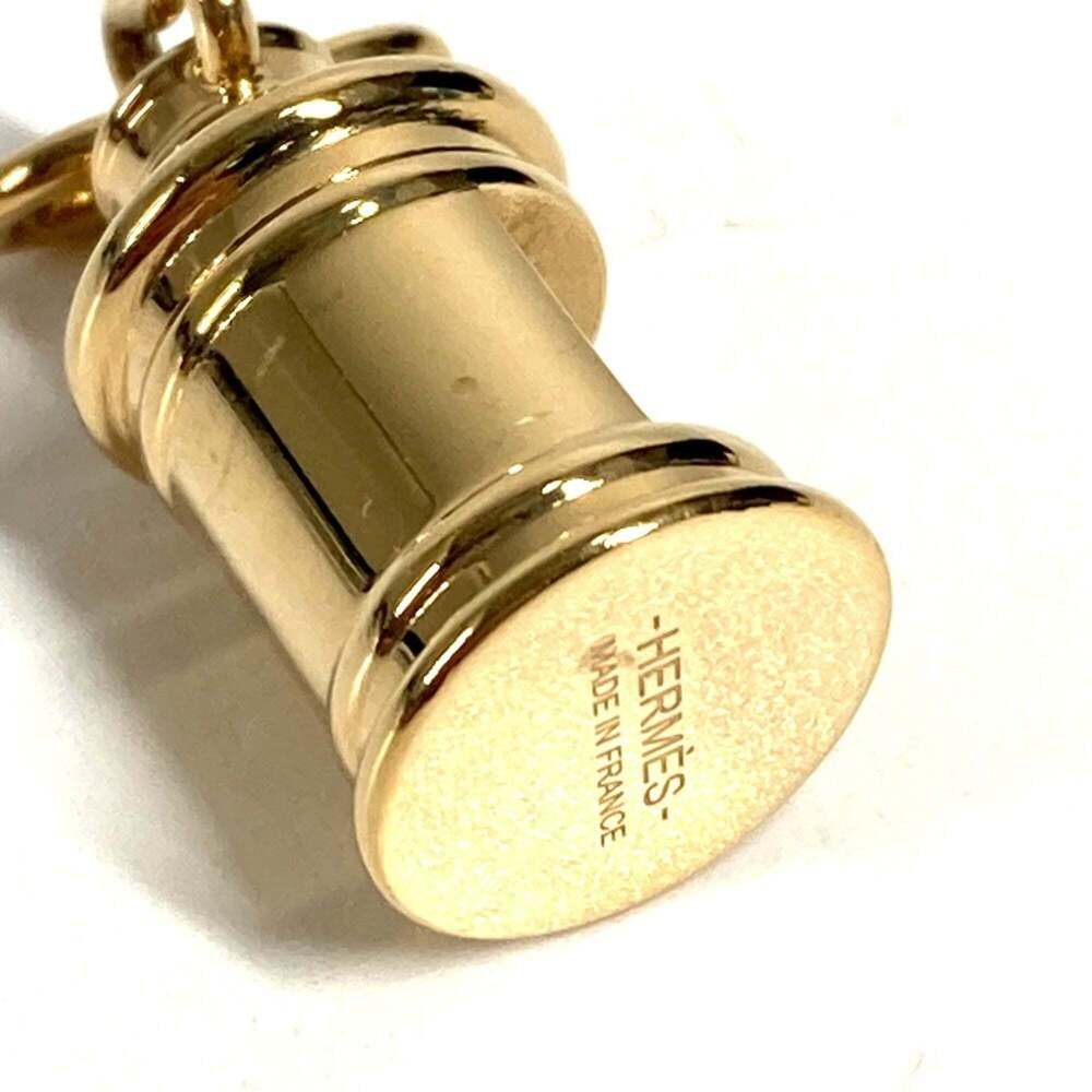 HERMES Hermès Curiosite accessories jewelry necklace pendant top metal men's ... - Picture 3 of 5